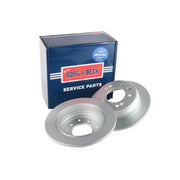 Borg & Beck Front & Rear Brake Discs & Pads fits Hyundai I30 2007-2012