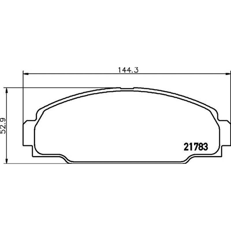 Mintex Front Brake Pad Set fits Toyota Dyna 150 Platform 1985-1988 1.8 2.0 2.4