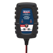 Sealey Compact Smart Trickle Charger & Maintainer 1A 6/12V AUTOCHARGE100HF Sealey - Dynamic Drive