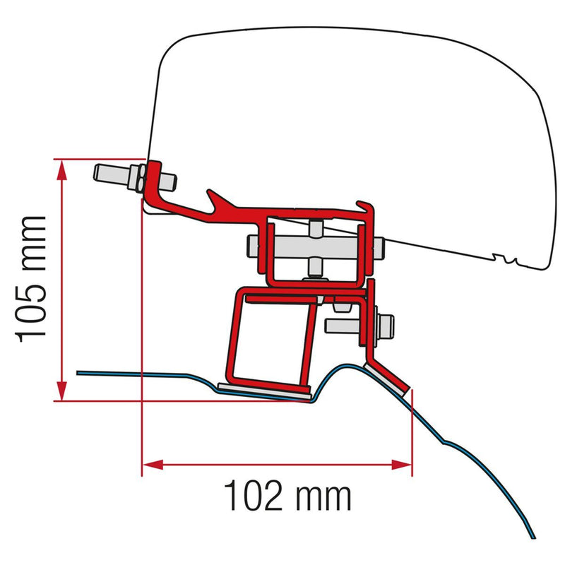 Fiamma Kit F40 for Mercedes V Class: Enhance Your Camper's Awning System Fiamma - Dynamic Drive