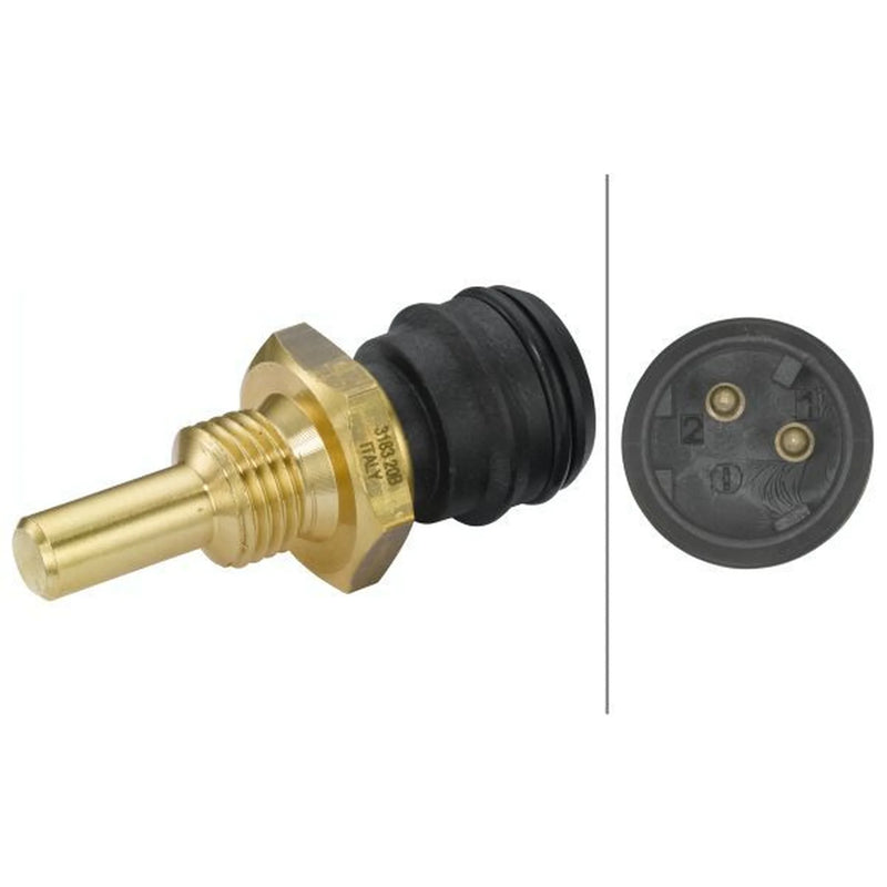 Hella Coolant Temperature Sensor fits Mercedes-Benz 124 1992-1993