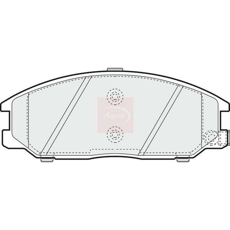Apec Front Brake Vented Discs & Pads fits Ssangyong Rexton II 2002 on 3.2