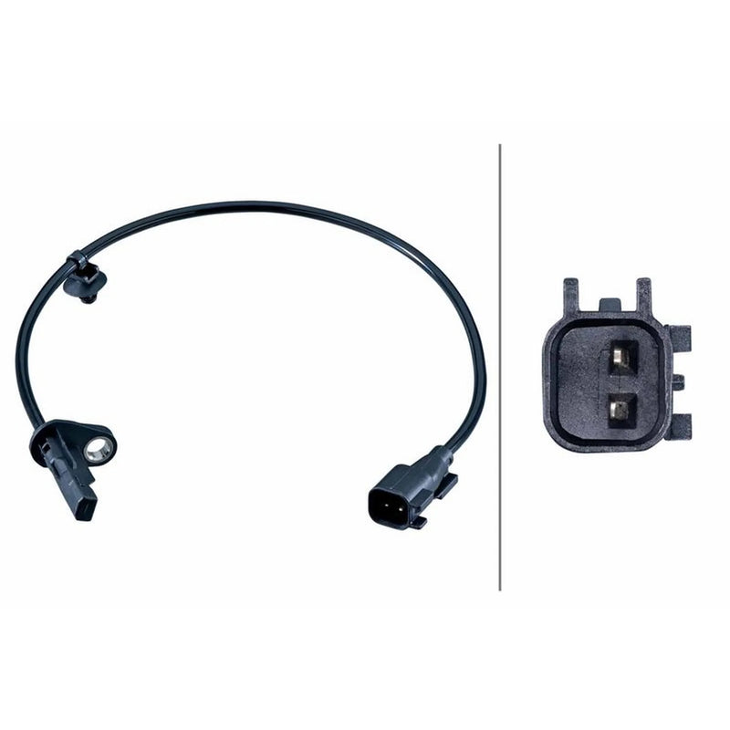 Hella ABS Wheel Speed Sensor Rear 6PU 358 252-461