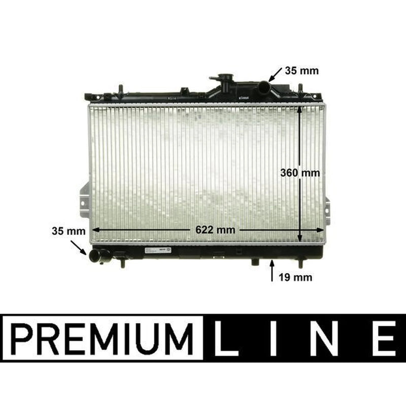 Mahle Engine Radiator fits Hyundai Matrix 2001-2010 1.5