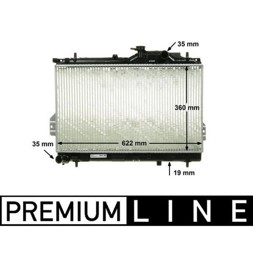 Mahle Engine Radiator fits Hyundai Matrix 2001-2010 1.5