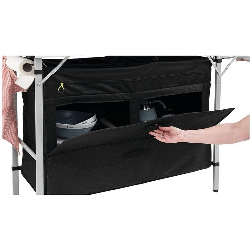Outwell Magante Camping Kitchen Unit Storage Unit Cupboard Folding Outwell  - Dynamic Drive