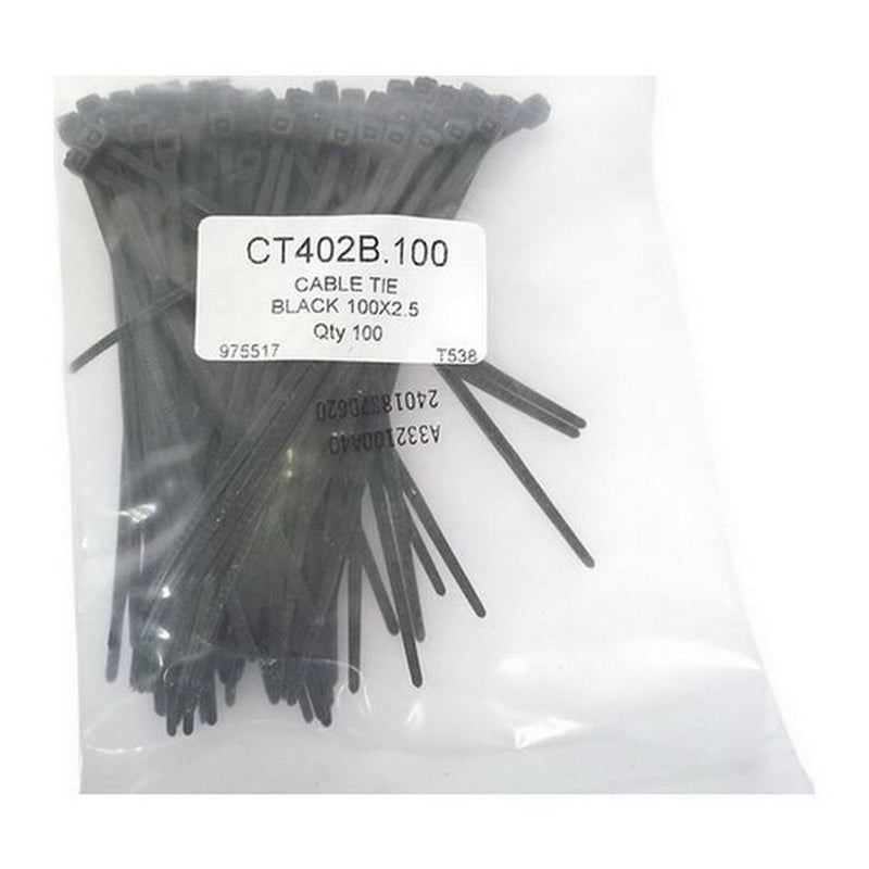 Cable Ties Black 102 x 2 5mm 100/Pack Park Safe - Dynamic Drive