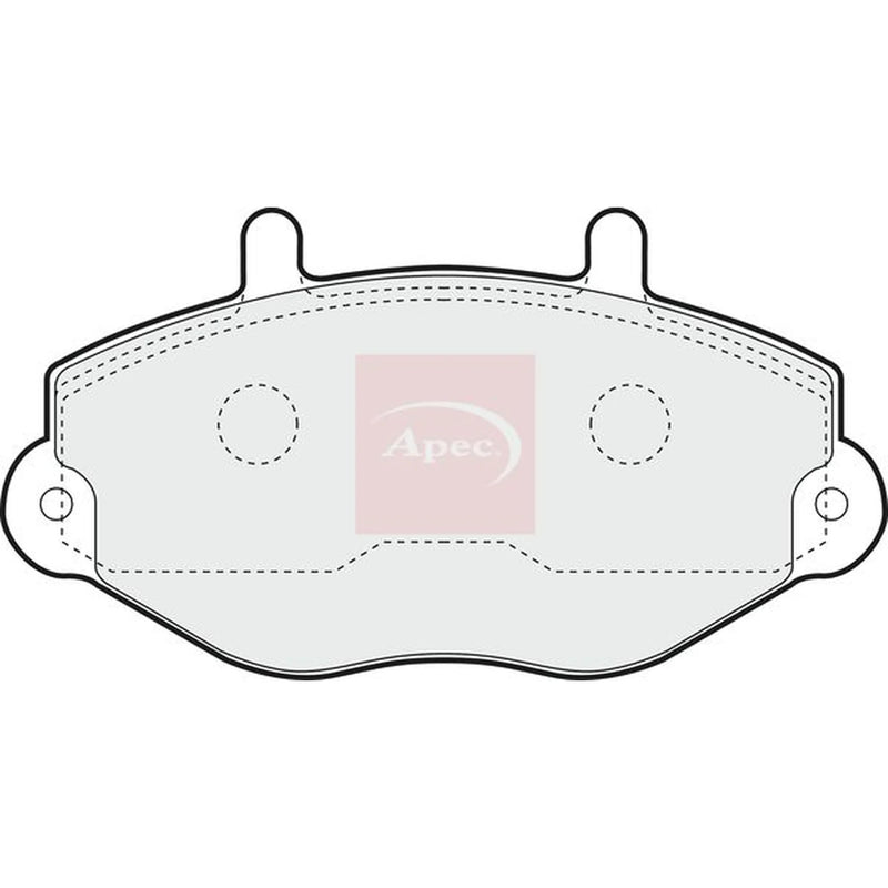 Apec Front Brake Pad Set PAD729