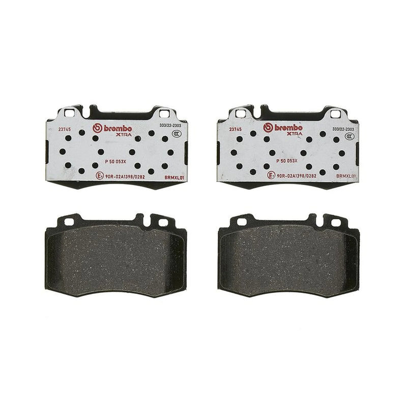 Brembo 4 x Front Brake Pad Set fits Mercedes-Benz C-Class 2000-2008