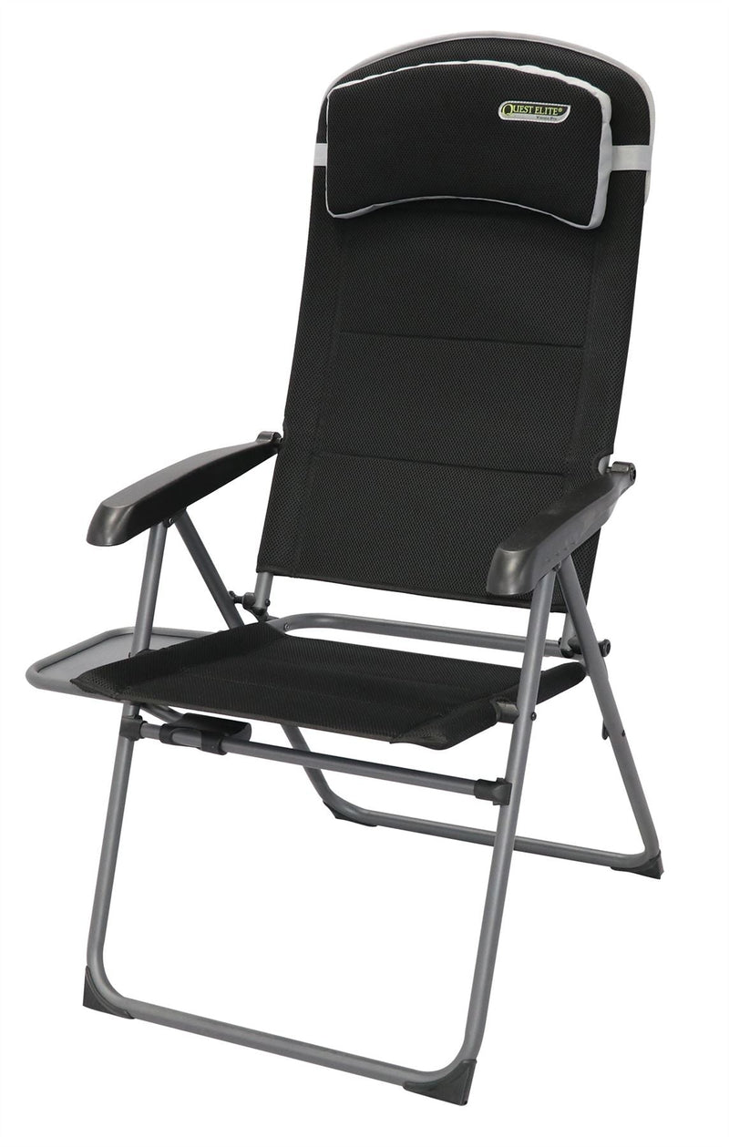 Quest Vienna Pro Recline Camping Caravan Chair with Side Table Quest - Dynamic Drive