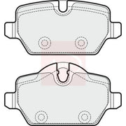 Apec Rear Brake Pad Set PAD1817