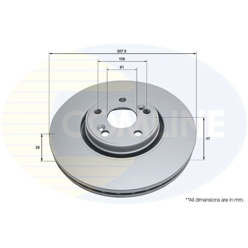Comline Front & Rear Brake Discs & Pads fits Renault Espace 2002-2015 1.9 2.0