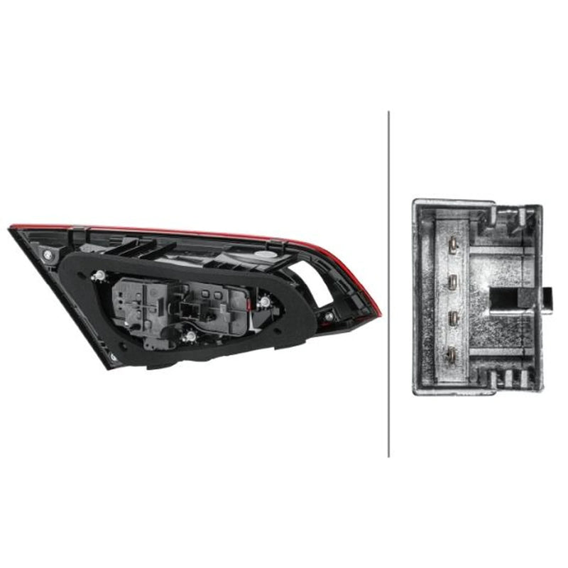 Hella Tail Light / Lamp H6W Right fits Audi A3 2012-2020 1.0 1.2 1.4 1.5 1.6 1.8