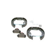 Bosch Brake Shoe Set Axle Kit fits Nissan Micra II 1992-2003 1.0 1.3 1.4