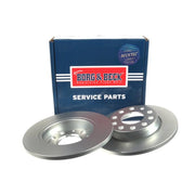 Borg & Beck Front & Rear Brake Discs & Pads fits Audi A4 B6 2000-2005