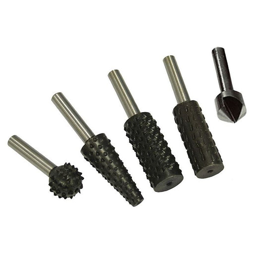 Faithfull Rotary Rasps (4) & Countersink (1) Set Faithfull - Dynamic Drive