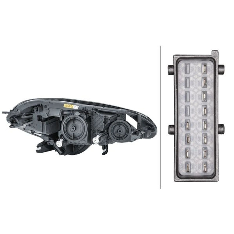 Hella Headlight Headlamp H11 Left fits Opel Corsa E 2014-2019