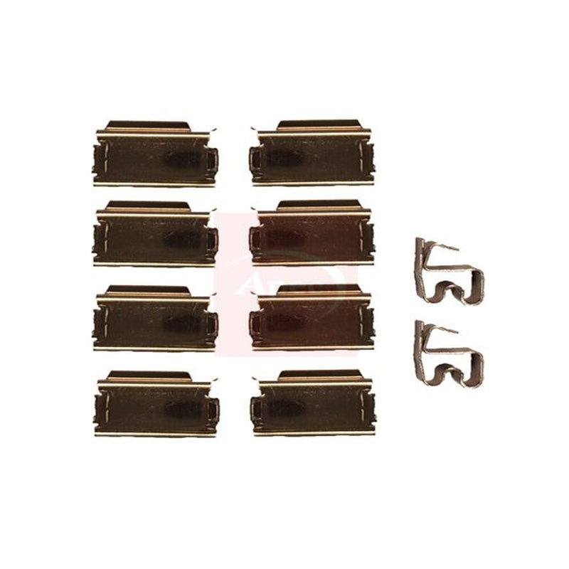 Apec Brake Pad Accessory Fitting Kit Front fits Chrysler Grand Voyager V