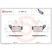 Brembo Front Floating Brake Disc & Rear Floating Brake Disc Bra fits Ducati 1100