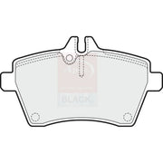 Apec Black Front Brake Pad Set fits Mercedes-Benz A-Class 2004-2012