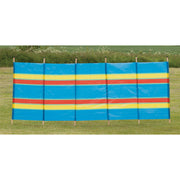 6 Pole Multicoloured Polythene Windbreak 1445 Quest - Dynamic Drive