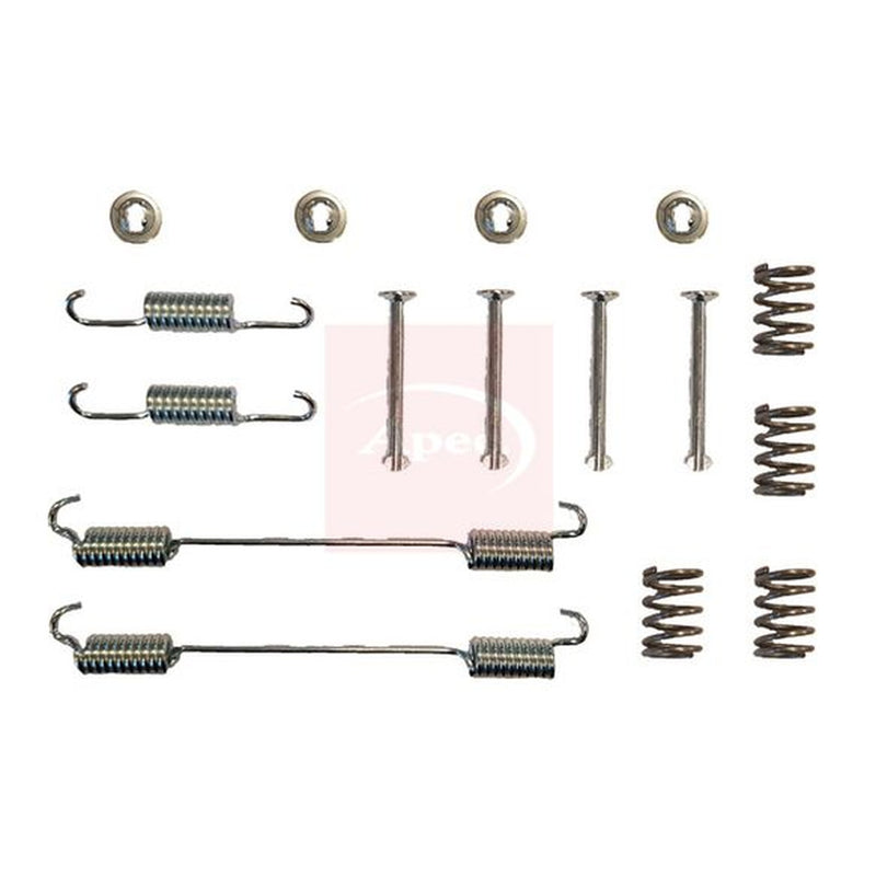 Apec Brake Shoe Accessory Kit Rear fits Fiat Doblo 2001-2005 1.2 1.3 1.6 1.9