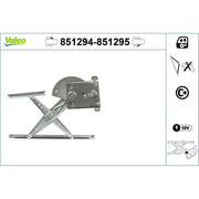 Valeo Electric Window Regulator Lifter Left Front 851294