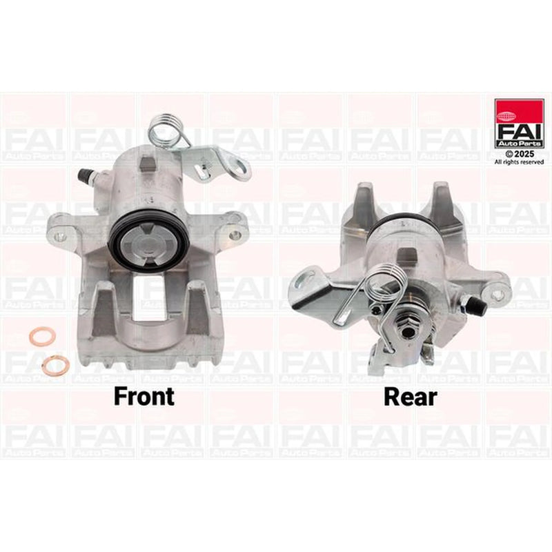 FAI Brake Caliper Assembly Rear Right fits Audi A1 2010-2018 1.0 1.2 1.4 1.6 2.0