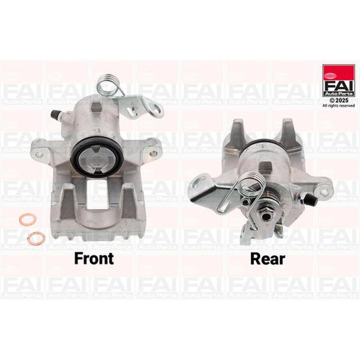 FAI Brake Caliper Assembly Rear Right fits Audi A1 2010-2018 1.0 1.2 1.4 1.6 2.0