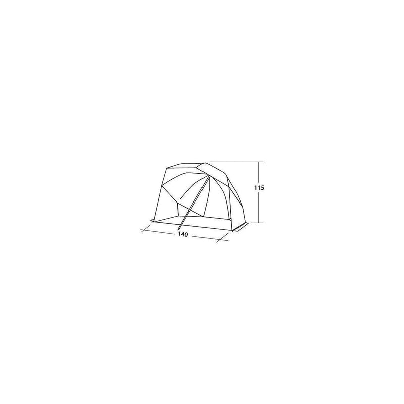 Easy Camp Coast Beach Shade Umbrella Parasol Waterproof SPF 50 New UV Protect Easy Camp - Dynamic Drive