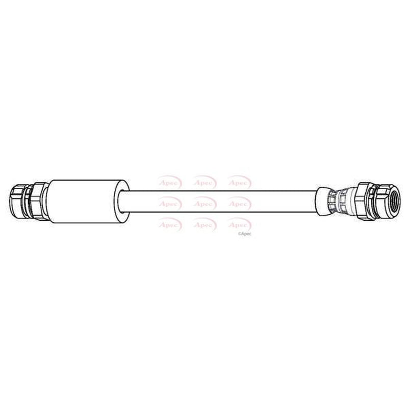 Apec Brake Hydraulic Hose Line Rear fits Audi A1 2018 on