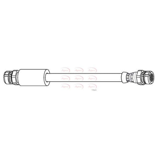 Apec Brake Hydraulic Hose Line Rear fits Audi A1 2018 on