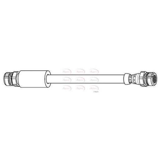 Apec Brake Hydraulic Hose Line Rear HOS4456