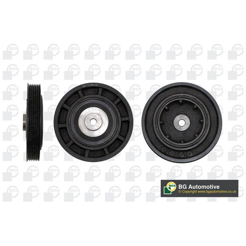 BGA Crank Shaft Belt Pulley fits Citroën Ax 1986-1998 1.4