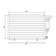 Valeo Air Conditioning Condenser 822699