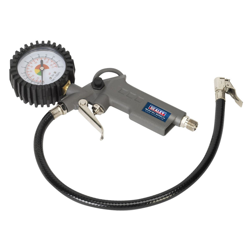 Sealey Tyre Inflator with Gauge SA332 Sealey - Dynamic Drive