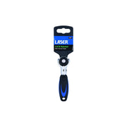 Laser Swivel Head Ratchet 1/4"D 3981 Laser - Dynamic Drive