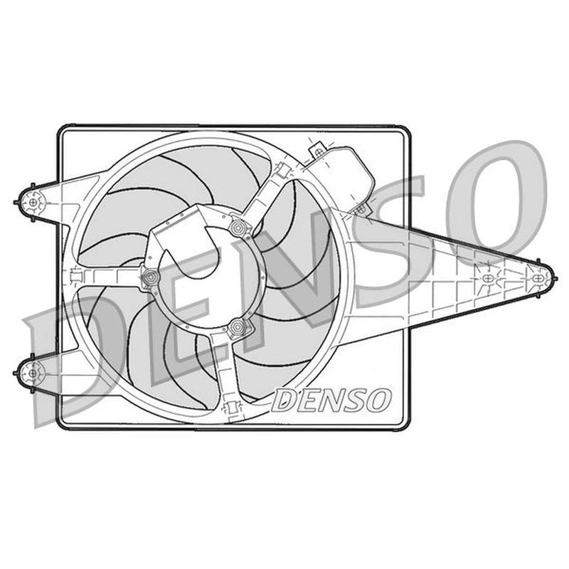 Denso Engine Cooling Fan fits Alfa Romeo 155 1992-1997 1.8 2.0