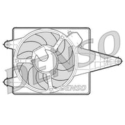 Denso Engine Cooling Fan DER01204