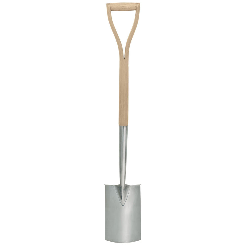 Draper Heritage Stainless Steel Border Spade with Ash Handle 99012 Draper - Dynamic Drive