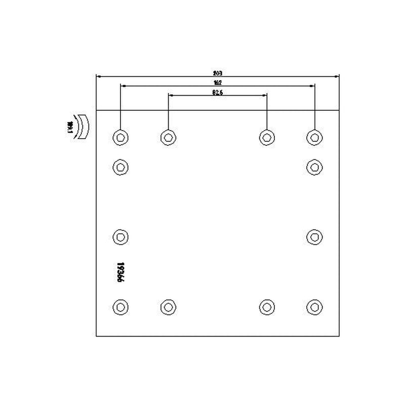 Textar Textar Cv Brake Lining Set 1936607 1936607