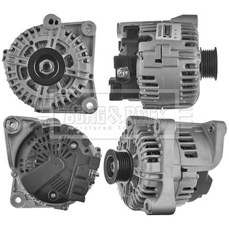 Borg & Beck Car Alternator 12V fits BMW 1 2004-2013
