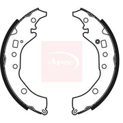 Apec Brake Shoe Set Axle Kit fits Toyota Verso S 2010-2016 1.33 1.4