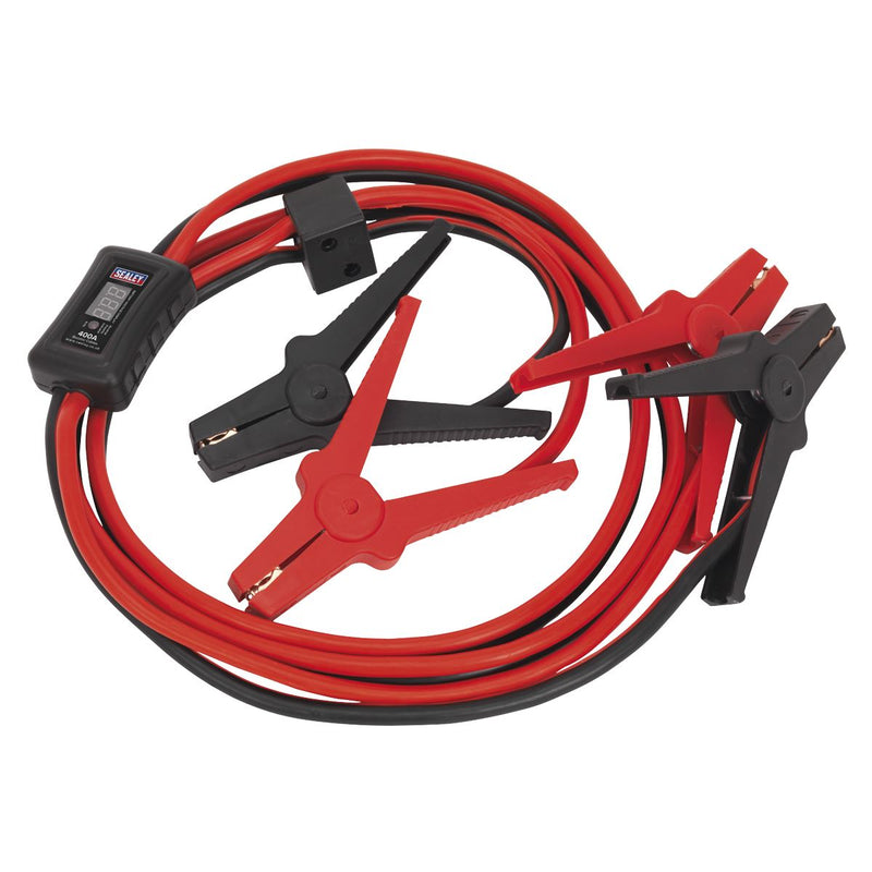 Sealey Booster Cables 16mmï x 3m 400A with Electronics Protection BC16403SR Sealey - Dynamic Drive