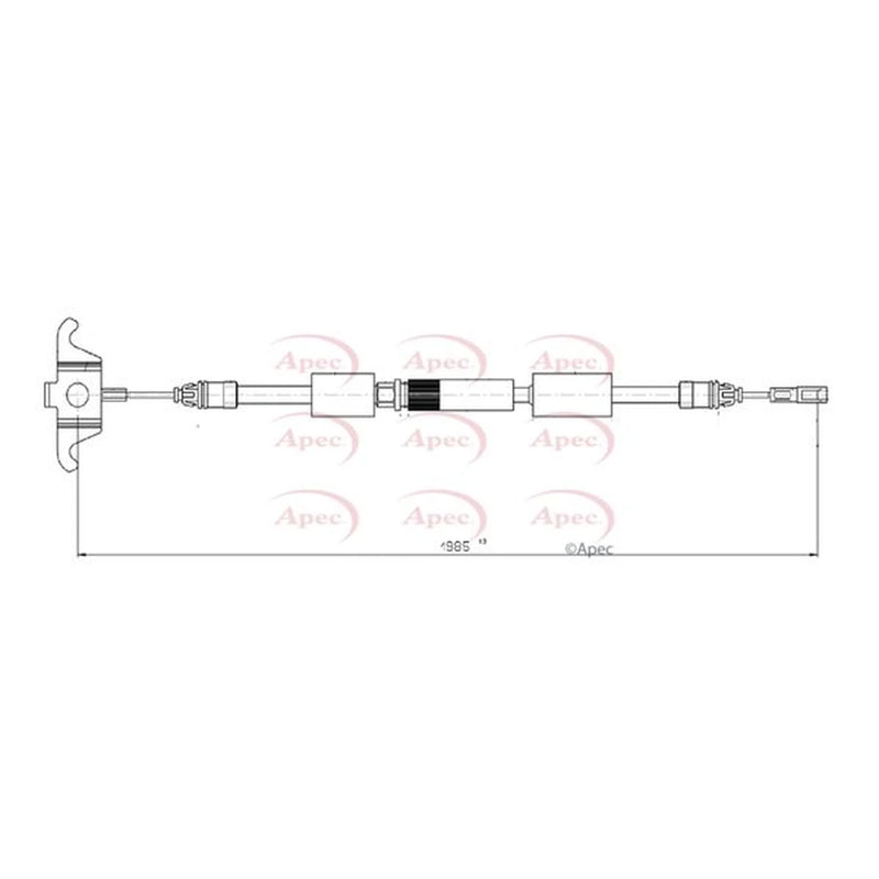 Apec Handbrake Cable Front CAB1135