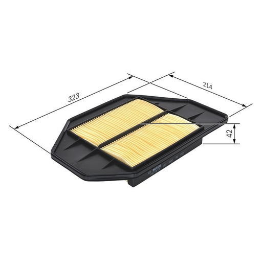 Bosch Engine Air Filter fits Honda Civic VII 2002-2005 1.7