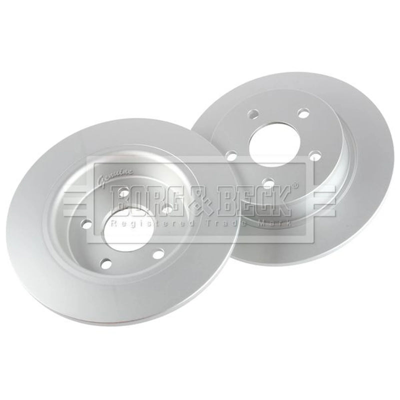 Borg & Beck Front & Rear Brake Discs & Pads fits Ford C-Max II 2010-2019 1.6