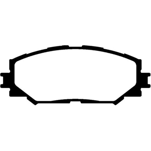 Abtex Front Brake Pad Set fits Subaru Trezia 2011 on 1.3 1.4