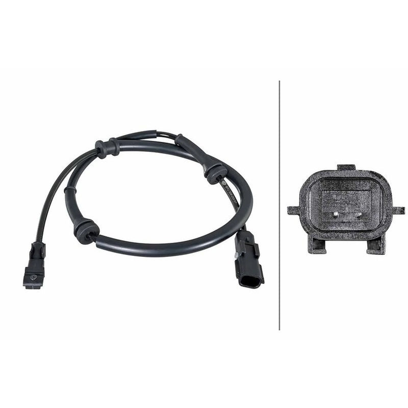 Hella ABS Wheel Speed Sensor Rear fits Renault Espace 2002-2015