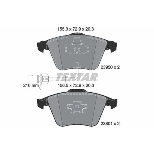 Textar Front Brake Pad Set 2395001